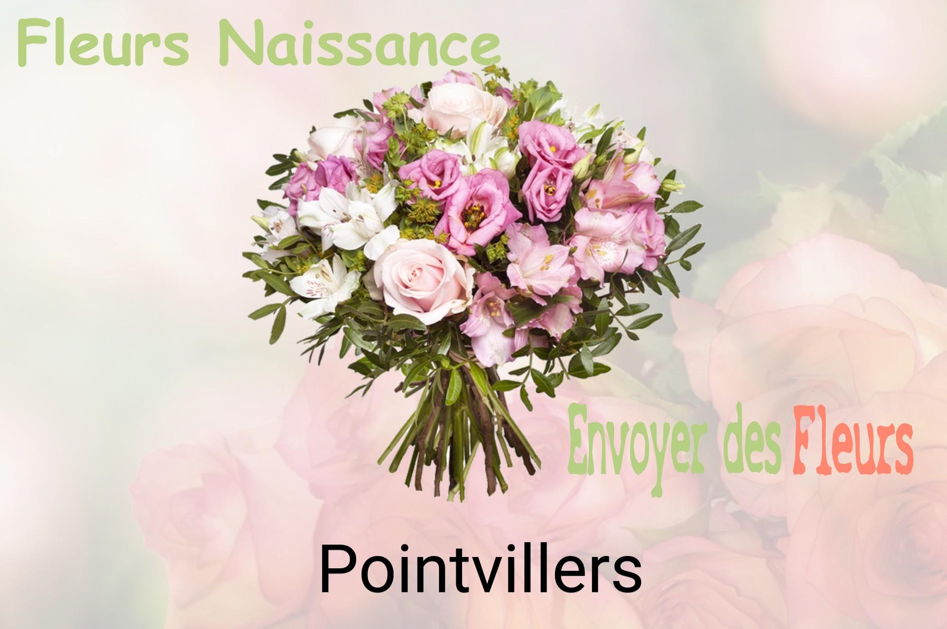 Bouquet de fleurs de naissance livré à Pointvillers